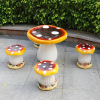 Ensemble table et chaises Y214 pour café, confiserie, crèmerie – Chaises de loisirs intérieures/extérieures en fibre de verre, tabourets modernes en forme de cône pour bureau d'attente
