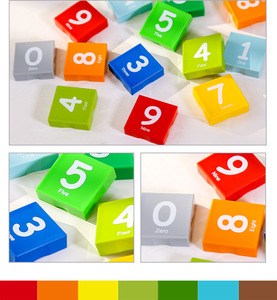<span class=keywords><strong>Jeu</strong></span> éducatif mathématique pour enfants, en plastique 3D, dessin animé, jeux <span class=keywords><strong>de</strong></span> logique et d'imagination, plateau en plastique, cadeaux DIY, encourage l'apprentissage - Product Image 5