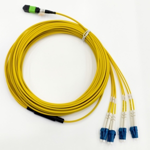 Cable de Fibra Óptica Tipo B de 1 a 50 m, 8 Núcleos, LC MPO, Cable de Conexión de Fibra Óptica G657A 8F, 4*Duplex LC, Cable de Puente Óptico - Product Image 2