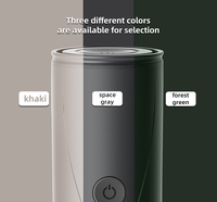 Machine à expresso portable électrique 2-en-1 mini intelligente à capsules, rechargeable, en aluminium, 20 bars de pression, auto-chauffante, USB-C, pour voyage