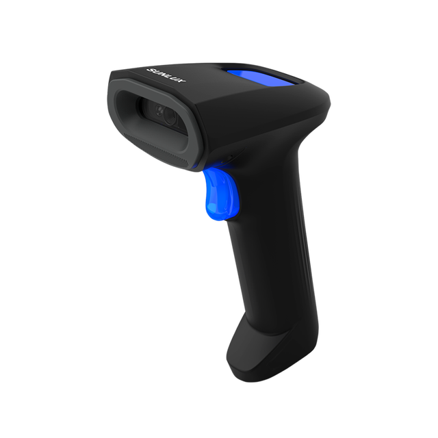 2D Wireless Barcode Scanner Gun Wired Logistics Warehouse Scanner for Express Shippers