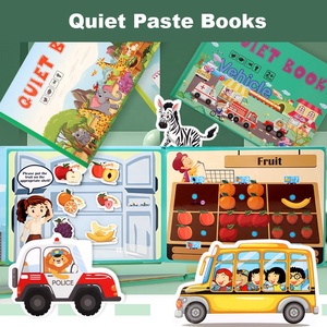 <span class=keywords><strong>2022</strong></span> nuovi giocattoli interattivi per la prima educazione Montessori per bambini incolla ripetutamente il libro occupato libro tranquillo per i più piccoli - Product Image 4