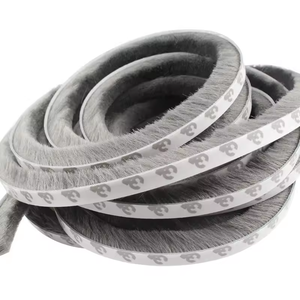 Tira de sellado de puerta de mohair autoadhesivo, <span class=keywords><strong>burlete</strong></span> de pila de lana, <span class=keywords><strong>cepillo</strong></span> de barrido de puerta para <span class=keywords><strong>ventana</strong></span> de puerta - Product Image 1
