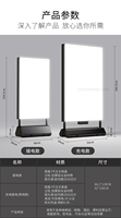 Support d'affichage LED vertical intérieur/extérieur coupe-vent avec base à remplir d'eau, cadre en aluminium fin, 1000 lumens, 24V, pour publicité