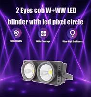 Projecteur LED Blinder 2 Yeux RGB 3-en-1 pour DJ et Disco, Ampoule B22 200W RGBW Combinable, Solution d'Éclairage Scénique Direct Usine pour Hôtels