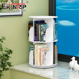Ekintop Kệ Sách Sáng Tạo Tiết Kiệm Không Gian Gia Dụng Đơn Giản Thiết Kế Mới Kệ Sách Xoay Quanh Trẻ Em - Product Image 5