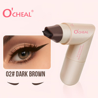 Eyeliner liquide en forme de cœur à double embout, waterproof, longue tenue, anti-bavures, marque privée, vente en gros en vrac