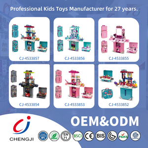 Chengji Nouveauté : Grand ensemble <span class=keywords><strong>de</strong></span> <span class=keywords><strong>cuisine</strong></span> <span class=keywords><strong>de</strong></span> <span class=keywords><strong>jeu</strong></span> <span class=keywords><strong>de</strong></span> simulation pour chef, avec chariot, pour jeux <span class=keywords><strong>de</strong></span> rôle préscolaires - Product Image 6