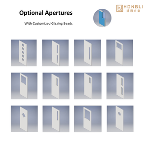 Tùy chỉnh lửa Đánh Giá cửa BS En CE chứng nhận FD30/fd60/fd90 smokeproof & chống cháy thiết kế bằng gỗ - Product Image 3