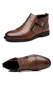 Chaussures pour hommes en cuir véritable Goodyear rétro de haute qualité, fabriquées à la main, à lacets, à bout fermé, style britannique, nouvelle collection 2025, toujours tendance - Product Image 4