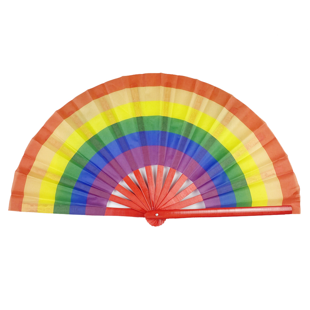 Arco iris de hueso de bambú rojo