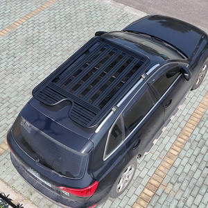 Porte-bagages <span class=keywords><strong>de</strong></span> <span class=keywords><strong>toit</strong></span> en aluminium <span class=keywords><strong>de</strong></span> qualité supérieure avec échelle latérale et boîte latérale pour <span class=keywords><strong>Audi</strong></span> <span class=keywords><strong>Q5</strong></span> 2010-2018 - Product Image 2
