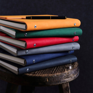 <span class=keywords><strong>Cuaderno</strong></span> de Hojas Sueltas A5 para Negocios MG-136 con Cubierta de PU, Logotipo Personalizado en Stock, Juego de Tres Libretas, Regalo para el Día <span class=keywords><strong>del</strong></span> Maestro - Product Image 5