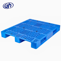 En vente grande palette à grille bleue en plastique grands plateaux en plastique plateau en plastique entrepôt