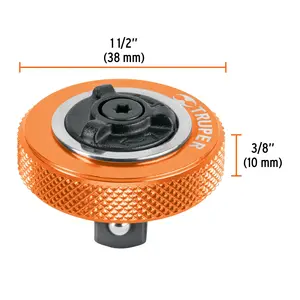 Padrone con il tipo quadrato della manopola del cricchetto 3/8 di 36 unità, Truper - Product Image 3