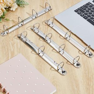 מנגנון קלסר מתכת עם <span class=keywords><strong>4</strong></span> טבעות 292 מ "מ אטב עבור ספר אלבום מחברת לוח שנה & אביזרים תיקיית כסף - Product Image 5