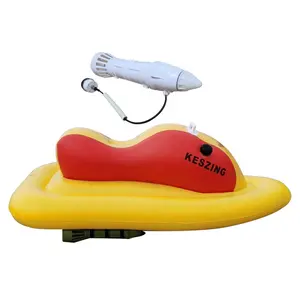전기 자동화된 팽창식 제트기 스키 수영장 부유물 배 장난감 긴 내구시간