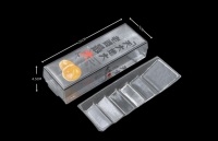 Boîte à pâtisserie pliable transparente en PET à 5 compartiments, conteneur en plastique jetable avec plateau intérieur divisé, emballage cadeau à emporter