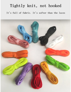 Cordones Planos de Alta Calidad en Oferta, Coloridos, de 1.2 cm de Longitud, con Puntas de Plástico - Product Image 4