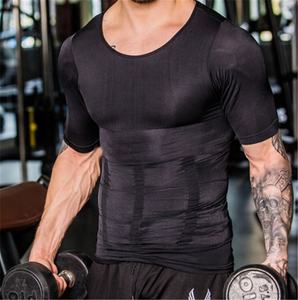 Chaleco de postura moldeador adelgazante para <span class=keywords><strong>hombre</strong></span>, Corrector de abdomen para compresión, culturismo, quemadura de grasa en el pecho, camisa de barriga, corsé - Product Image 5