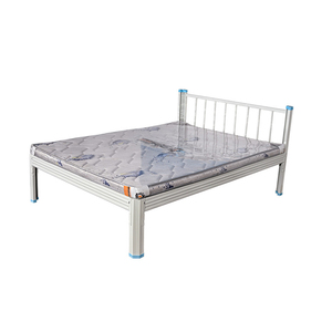 Vente en gros bon marché Cadre de <span class=keywords><strong>lit</strong></span> en métal pour lits jumeaux blancs Cadre en <span class=keywords><strong>fer</strong></span> <span class=keywords><strong>forgé</strong></span> <span class=keywords><strong>Lit</strong></span> en métal pour lits jumeaux - Product Image 1