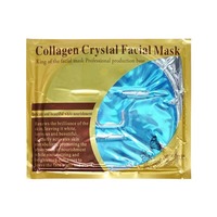 Masque facial en hydrogel de collagène 24K or, masque en feuille hydratant à la vitamine C pour le soin du visage, vente en gros