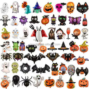 Globo de Aluminio con Diseño de Calavera de Azúcar del Día de Muertos, con Telaraña y Corazones, 26 Pulgadas, Decoración Mexicana para Halloween - Product Image 2