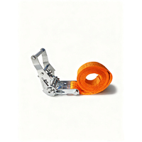 Sangle de serrage à cliquet pour cargaison large, 1,5 pouce, en nylon, réutilisable, outil de fixation, capacité de charge de 2 tonnes, pour la réparation automobile, usage industriel
