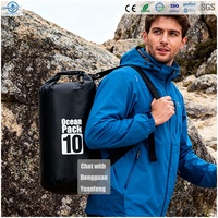 Faxory – sac sec imperméable à impression, pour bateau, randonnée, kayak, sports nautiques, océan, 2 l-40 l
