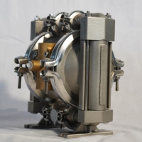 Bomba de Diafragma Neumática Original Wilden TZ1 de Metal de 13 mm y 60 LPM para Transferencia de Productos Químicos