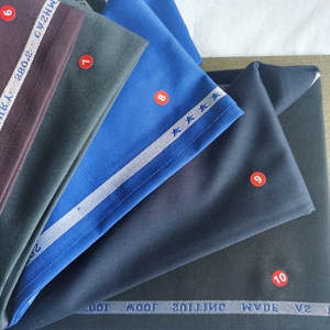 Tissu tricoté en trame certifié GOTS, écologique, doux et durable, pour robe et costume traditionnels arabes, polyester viscose - Product Image 2