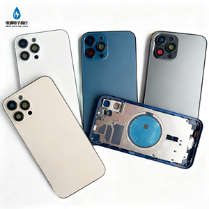 Carcasa Trasera Completa para Teléfono Móvil, Ensamblaje Completo, Cubierta Trasera <span class=keywords><strong>de</strong></span> Vidrio con Cable Flexible para <span class=keywords><strong>iPhone</strong></span> X, XS, <span class=keywords><strong>11</strong></span>, 13, 14, 15, 17 Pro Max - Product Image 2