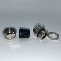 LKETECH M22(1014) M12-M75 PG7-PG48 Presse-étoupe en laiton nickelé IP68 pour usage industriel, équipement électrique, haute résistance à la traction et aux sels