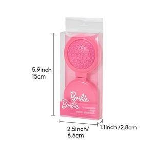 MINISO <span class=keywords><strong>Barbie</strong></span> Series, peine <span class=keywords><strong>de</strong></span> espejo <span class=keywords><strong>de</strong></span> bolsillo plegable portátil, lindo cepillo <span class=keywords><strong>de</strong></span> paleta <span class=keywords><strong>de</strong></span> espejo <span class=keywords><strong>de</strong></span> bolsillo plegable personalizado dos en uno - Product Image 5
