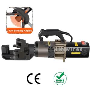 เครื่องดัดเหล็กเส้นแบบพกพา ได้รับการรับรองมาตรฐาน CE ขนาด 4-32 มม. 110V/220V สำหรับเหล็กเส้นหลากหลายชนิด เครื่องมือสำหรับงานก่อสร้าง - Product Image 4