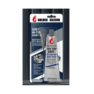 Không thấm nước cao tem permatex bánh RTV Silicone Sealant Robo Max 999 Gasket Maker 85 gam màu xám TRV Silicone Gasket