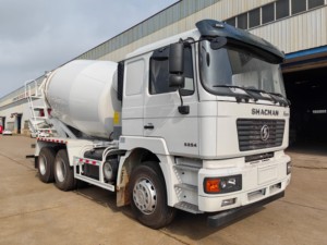 Camión Mezclador de Cemento y Concreto Shacman Shanxi Factory F2000 340HP 6X4 8m3 con Repuestos en Argelia - Product Image 2