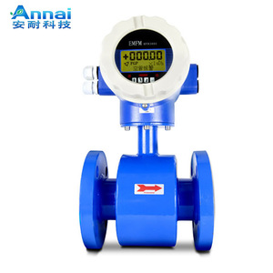 Medidor de Flujo Electromagnético Annai EMFM HFD3000 con Brida de Acero Inoxidable para Medición de Líquidos Corrosivos - Product Image 1