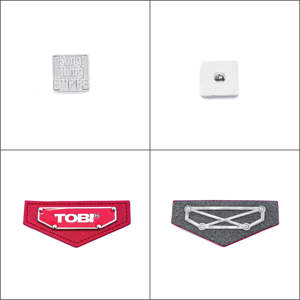 Fournitures d'étiquettes 3A avec logo en métal personnalisé-Logo en métal personnalisé de haute qualité à bas prix bon produit - Product Image 1
