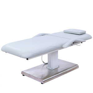 <b>Electric</b> Beauty Bed HZKF600 Pink Massage <b>Table</b> With 3 Motor Height Adjustable Reclining Salon Spa Chair - Product Image 3