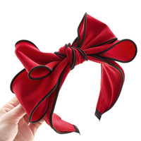 Nouveau design de bandeau à nœud papillon pour femmes accessoires de cheveux doux pour les filles