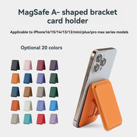 Dompet Kartu Magnetik Kuat N52 Grosir Dengan Penyangga, Dompet Ponsel Kulit PU Anti Pembajakan Data, Logo Dapat Disesuaikan
