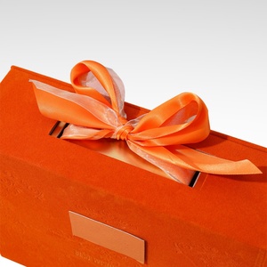 Handheld Flip-Top <b>Wedding</b> Candy <b>Box</b> Custom High-End Creative Corrugated Board Packaging 2mm Thickness Stamping Handled Mother's - Product Image 4