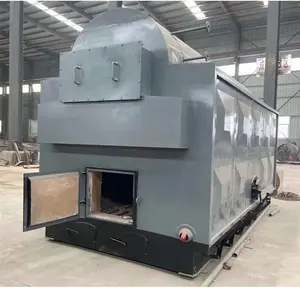 Dzh Biomass Fired Chain Grate Stoker Boiler for Industry Provided Steam Coal Long Service Life