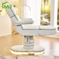 Table de massage électrique pour spa facial, lit de beauté pour salon, lit d'esthétique pour cils