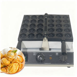 Macchina Automatica per <span class=keywords><strong>Waffle</strong></span> alla Noce da 1600kW, Mini Piastra Antiaderente per <span class=keywords><strong>Waffle</strong></span> di Noci con Temperatura Regolabile - Product Image 1