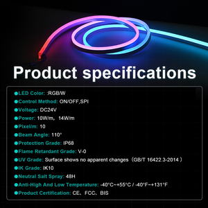 Tira de Luces LED de Tres Lados con Emisión RGB para Espectáculos de Luces Temporales en Parques Temáticos - Product Image 4