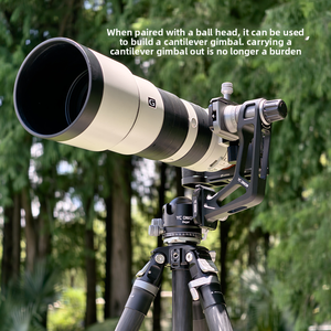 Trépied professionnel Yconion Tako T23 en fibre de carbone pour photographie extérieure, extension à une touche, longue portée pour observation des oiseaux et paysages - Product Image 4