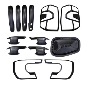 Accesorios para Automóviles al por Mayor, Juego Completo de Kits de Carrocería de Plástico ABS Negro para Ford Ranger 2019 - Product Image 1