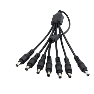 1.6mm 구리 코어 DC 전원 케이블 하네스 (PVC 절연 어댑터 커넥터 포함) 110V 정격, 길이 150mm - Product Image 1